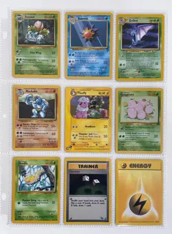 Pokemon Card Binder Collection - Vintage Card Lot | 1999-2000 WOTC Rare/Uncommon - Image 1