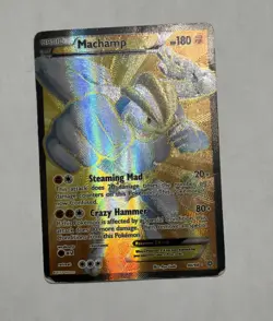 Pokemon TCG XY Ancient Origins 2015 Machamp EX 90/98 Ultra Rare Full Art - Image 1