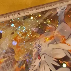 N's Reshiram Holo Pokemon Prize Pack Series 8 Promo WITH GALAXY SWIRL 😵🌀🍥 - Image 3
