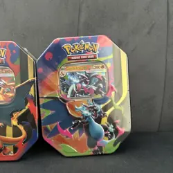 Pokemon TCG Charizard x and Y Tins X3 New and Sealed Great Condition - Image 4
