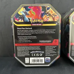 Pokemon TCG Charizard x and Y Tins X3 New and Sealed Great Condition - Image 5