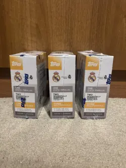 Topps Real Madrid 2025-26 Team Set - Hobby Box x3 - In Hand - Sealed ✅🚚 - Image 4