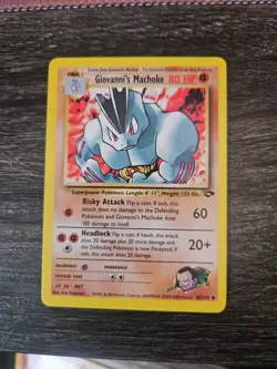 Giovanni's Machoke 42/132 Unlimited Pokemon Gym Challenge - Image 1