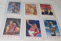 1991-92 Fleer Pro Visions Complete Set #1-6 With Michael Jordan Pro Vision - Image 1