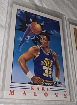1991-92 Fleer Pro Visions Complete Set #1-6 With Michael Jordan Pro Vision - Image 5