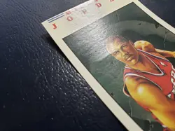 MICHAEL JORDAN MISCUT CHARLES BARKLEY 1991 Fleer Pro-Visions #2 of 6 - Image 2