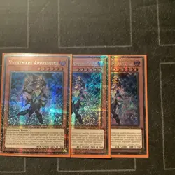 PLAYSET X3 Nightmare Apprentice MP25-EN004 Starlight Rare 1st Edition Yu-Gi-Oh! - Image 1
