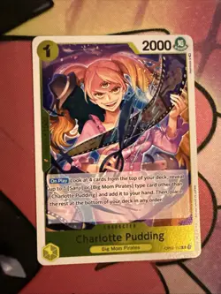 One Piece TCG OP-03 Pillar of Strength Foil Charlotte Pudding (112) - Image 1