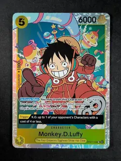 2024 One Piece MONKEY D. LUFFY #OP07-109 Premium Collection OP Day'24 SR JPN - Image 1