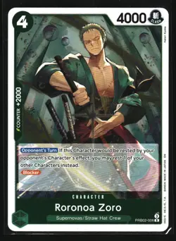 Roronoa Zoro Premium Booster -The Best- Vol. 2 #PRB02-006 tcg One_piece - Image 1