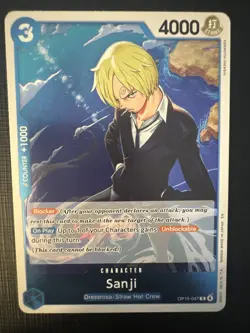 Sanji OP15-047 Adventure on Kami's Island Foil English One Piece - Image 1
