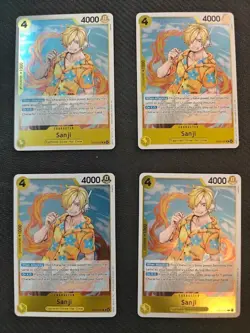 One Piece TCG Sanji Full Playset - Adventure on Kami's Island (OP15-EB04) - Image 1