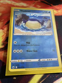 Wailmer - 031/159 - Reverse Holo - Crown Zenith - NM- Pokemon Card - Image 1