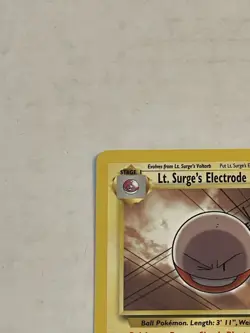 VTG Pokemon TCG Lt. Surge’s Electrode 52/132 Gym Challenge Non-Holo 2000 WOTC NM - Image 4
