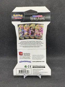 Pokemon TCG Sword Shield Rebel Clash - 1 SINGLE Booster Pack 10 Random Cards - Image 2