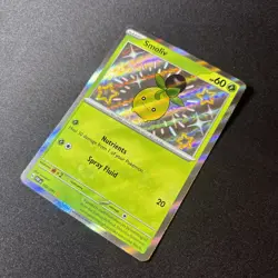 Pokemon TCG Smoliv Paldean Fates Shiny Rare Card 102/091 - Image 2