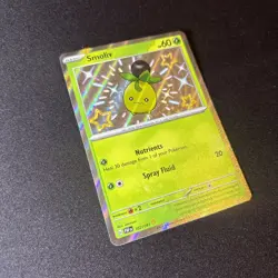 Pokemon TCG Smoliv Paldean Fates Shiny Rare Card 102/091 - Image 3