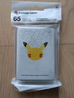 Pokemon Center | UK Exclusive | Celebrations 25th Anniversary Card Sleeves White - Image 1
