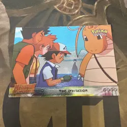 Topps The Invitation Holo 13 Mewtwo Strikes Back Pokemon Card Trading - Image 1