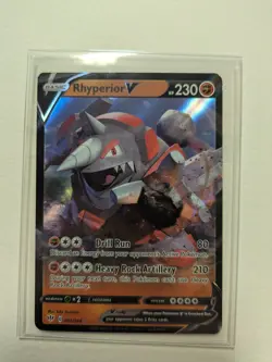Rhyperior V 095/189 Ultra Rare/ Darkness Ablaze Pokemon Card tcg NM full art - Image 2