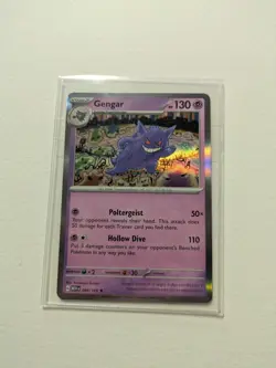 Gengar 094/165 Sv: Scarlet & Violet 151 Holo Rare English Pokemon Card LP NM - Image 1
