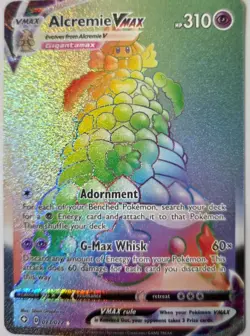 Alcremie VMAX 073/072 Shining Fates Secret Rare Pokemon Card - Image 1