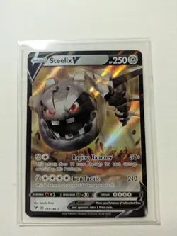 Steelix V 115/185 Vivid Voltage- NM Ultra Rare Pokemon Card - Image 2