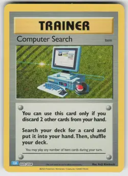 GGC-6 Holo Computer Search (CLB) 020/034 Classic Collection Trading Card Game Cl - Image 1
