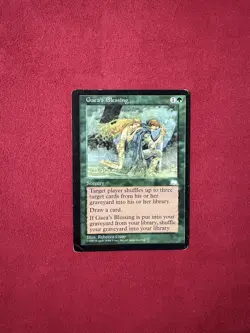 Gaea’s Blessing - Weatherlight Vintage Magic The Gathering MTG Miscut HP/damage - Image 1