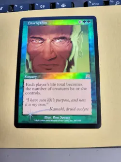Biorhythm Foil Magic: Onslaught NM NEVER PLAYED - Image 1