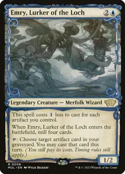Emry, Lurker of the Loch - Showcase MUL NM MTG - Image 1