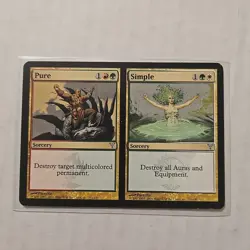 Pure Simple - Dissension - LP - Uncommon - Sorcery - MTG - Image 1
