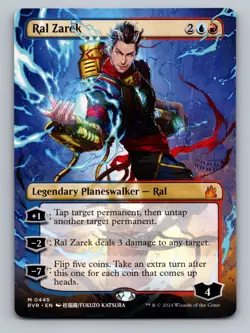Ral Zarek (Anime Borderless) M Ravnica Remastered 445 NM - Image 1