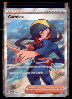 Pokemon Carmine 204/167 Twilight Masquerade Full Art Ultra Rare - Image 1