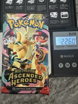 22.60g! HEAVY -Pokemon Ascended Heroes Booster Pack -Possible GODU - Image 1