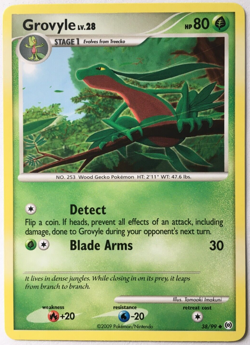 POKEMON GROVYLE LV.28 38/99 PLATINUM ARCEUS UNCOMMON NEAR MINT - Image 1