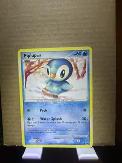 Pokemon TCG Piplup 15/17 Pop Series 8 Non Holo English 2008 DMG copy - Image 1