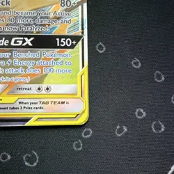 Pokemon TCG Raichu & Alolan Raichu GX Secret Rare 241/236 Sm-Unified Minds Holo - Image 5