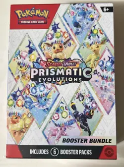 Pokemon TCG Scarlet & Violet Prismatic Evolutions Booster Bundle Sealed - Image 1