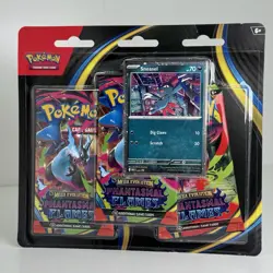 Pokemon TCG Mega Evolutions: Phantasmal Flames Triple Blister BRAND NEW & SEALED - Image 1
