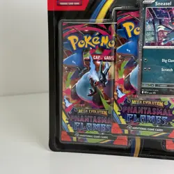 Pokemon TCG Mega Evolutions: Phantasmal Flames Triple Blister BRAND NEW & SEALED - Image 3