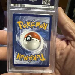 2025 Pokemon Meowth Illustration Rare 106/094 Phantasmal Flames PSA 9 - Image 2