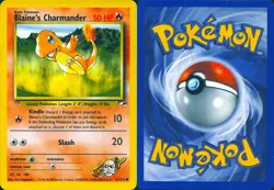 BLAINE'S CHARMANDER 61/132 COMMON GYM HEROES POKEMON UNLIMITED MP - Image 3