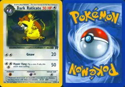 DARK RATICATE 51/82 COMMON TEAM ROCKET POKEMON UNLIMITED MP - Image 3