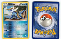 SAMUROTT 31/114 BLACK & WHITE POKEMON REVERSE HOLO LP - Image 1