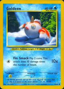 GOLDEEN 45/64 COMMON NEO REVELATION POKEMON UNLIMITED MP - Image 1