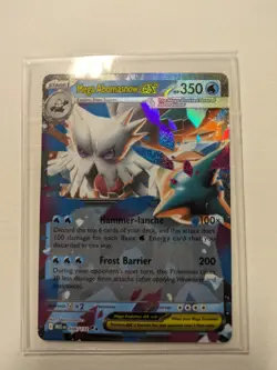 Mega Abomasnow ex #036/132 MegaEvolution Double Rare Pokemon TCG NM fullart holo - Image 2
