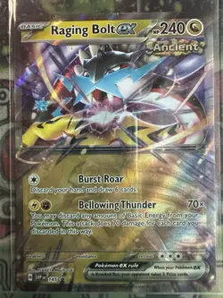 Raging Bolt ex SVP 145 Holo Black Star Promo Pokemon Card NM - Image 1