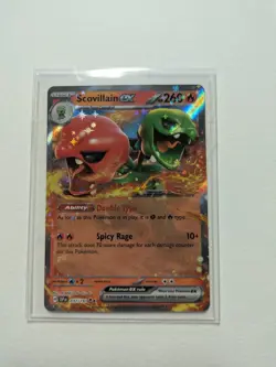 Scovillain ex 037/191 Pokemon TCG SV08: Surging Sparks NM double rare - Image 2