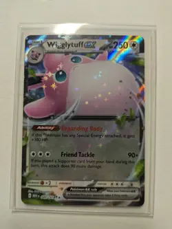 Wigglytuff ex 040/165 Pokemon tcg Scarlet & Violet 151 Holo Rare NM SV151 - Image 2